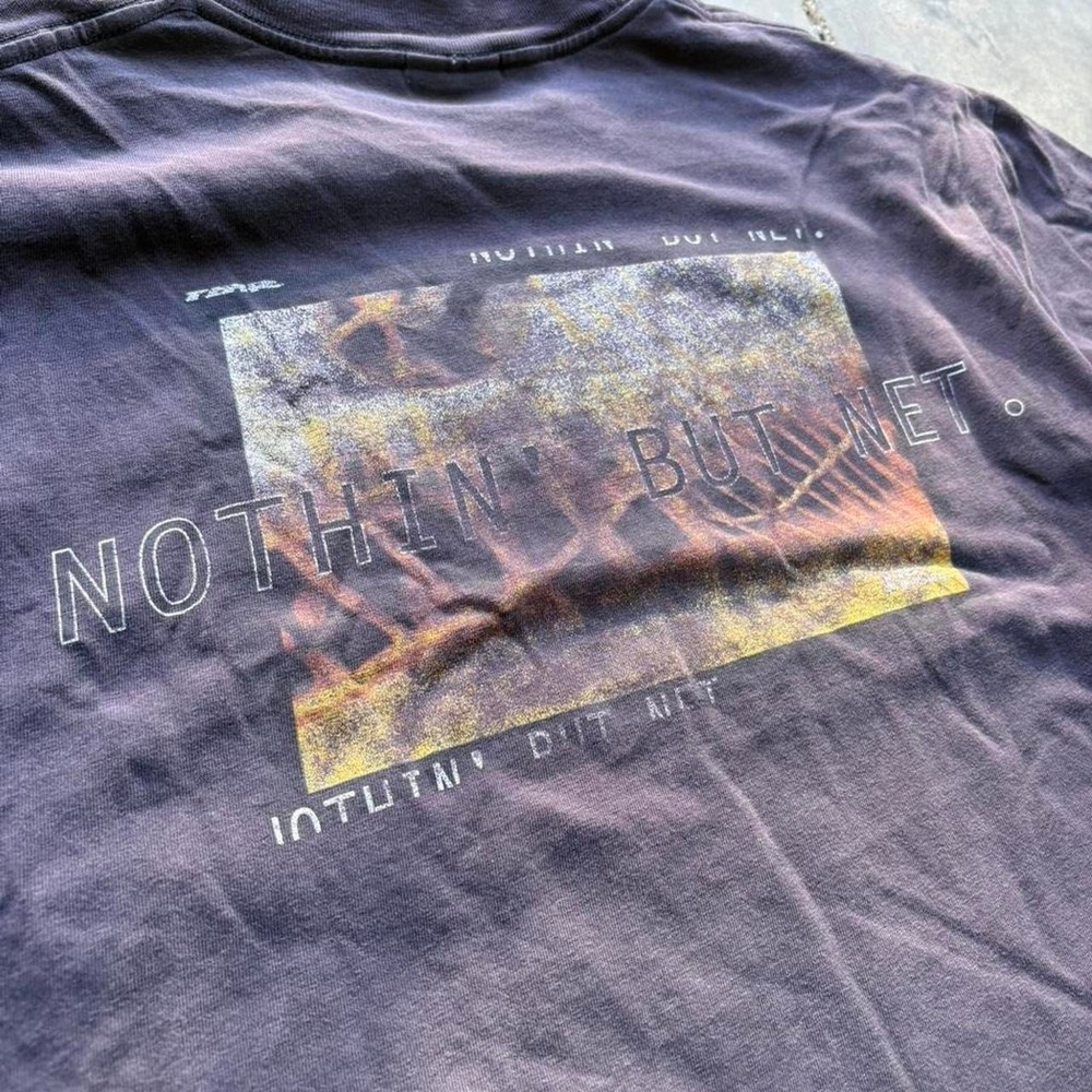 90s Faded No Fear Basketball "Nothing But Net" Shirt - Picture 2 of 7